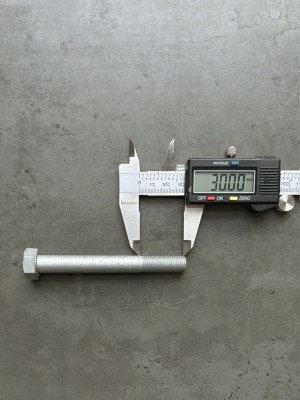 Болт М12х100х1,25 ГОСТ 7798-70 класс прочности 10.9 оцинкованный