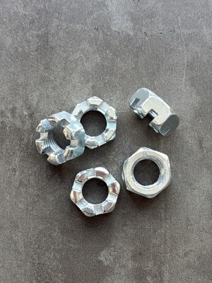 Гайка корончатая, прорезная низкая М16х1,5 ГОСТ 5933-73