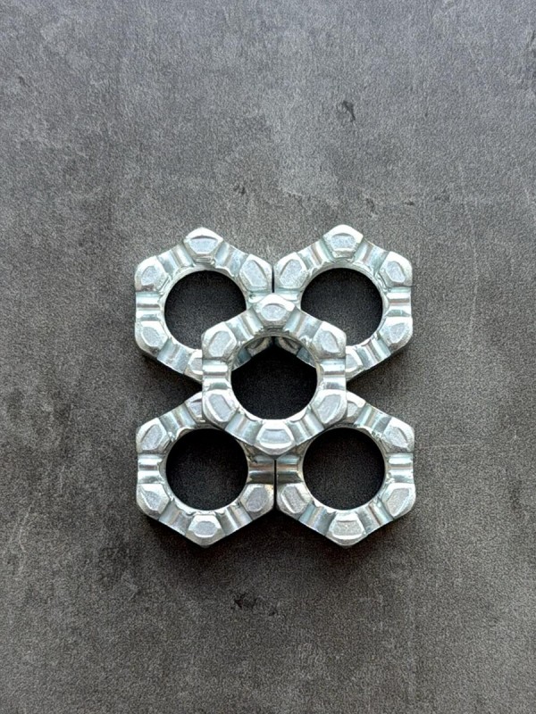 Гайка корончатая, прорезная низкая М18 DIN 937