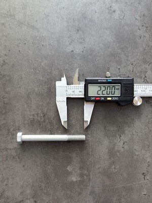 Болт М8х80х1,25 DIN 960 класс прочности 8.8 оцинкованный