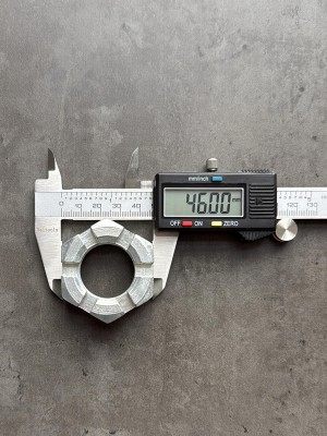 Гайка корончатая, прорезная низкая М30 ГОСТ 5919-73, класс прочности 8, покрытие цинк