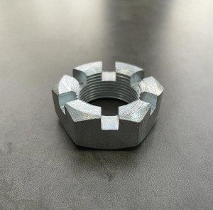 Гайка корончатая, прорезная низкая М30 DIN 979