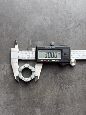 Гайка корончатая, прорезная низкая М20х1,5 ГОСТ 5933-73