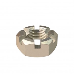 Гайка корончатая, прорезная низкая М12х1,25 DIN 937 (МАЗ, ЗИЛ, ГАЗ)