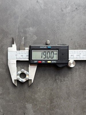 Гайка корончатая, прорезная низкая М12х1,25 DIN 937 (МАЗ, ЗИЛ, ГАЗ)