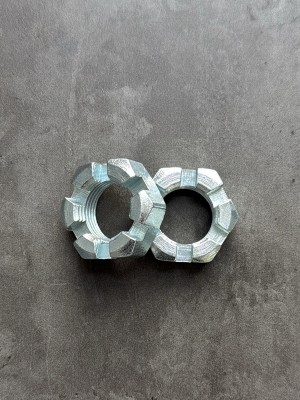 Гайка корончатая, прорезная низкая М27 ГОСТ 5933-73 класс прочности 10