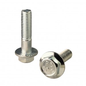 Болт с фланцем М10х40 DIN 6921 КП 10.9 оц (с насечками)