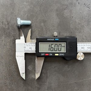 Болт М8х16х1,25 DIN 961 класс прочности 8.8 оцинкованный