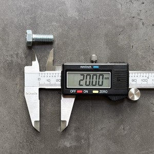 Болт М8х20х1,25 DIN 961 класс прочности 8.8 оцинкованный